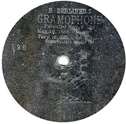 Berliner's Gramophone 196
